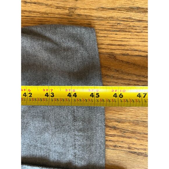 Natori Gray Cotton Rayon Slip Shift Wrap Maxi Robe Dress   Women's Size Medium - Picture 8 of 10